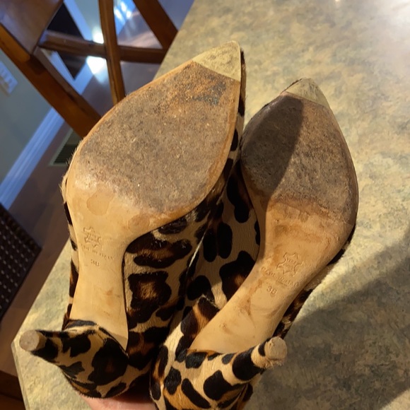 Kurt Geiger pony hair leopard heels - Picture 4 of 7